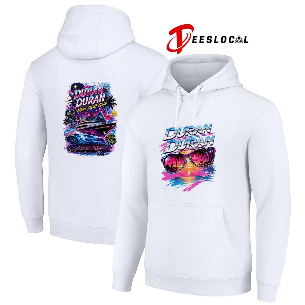 Duran Duran neon yacht club graphic shirt Unisex