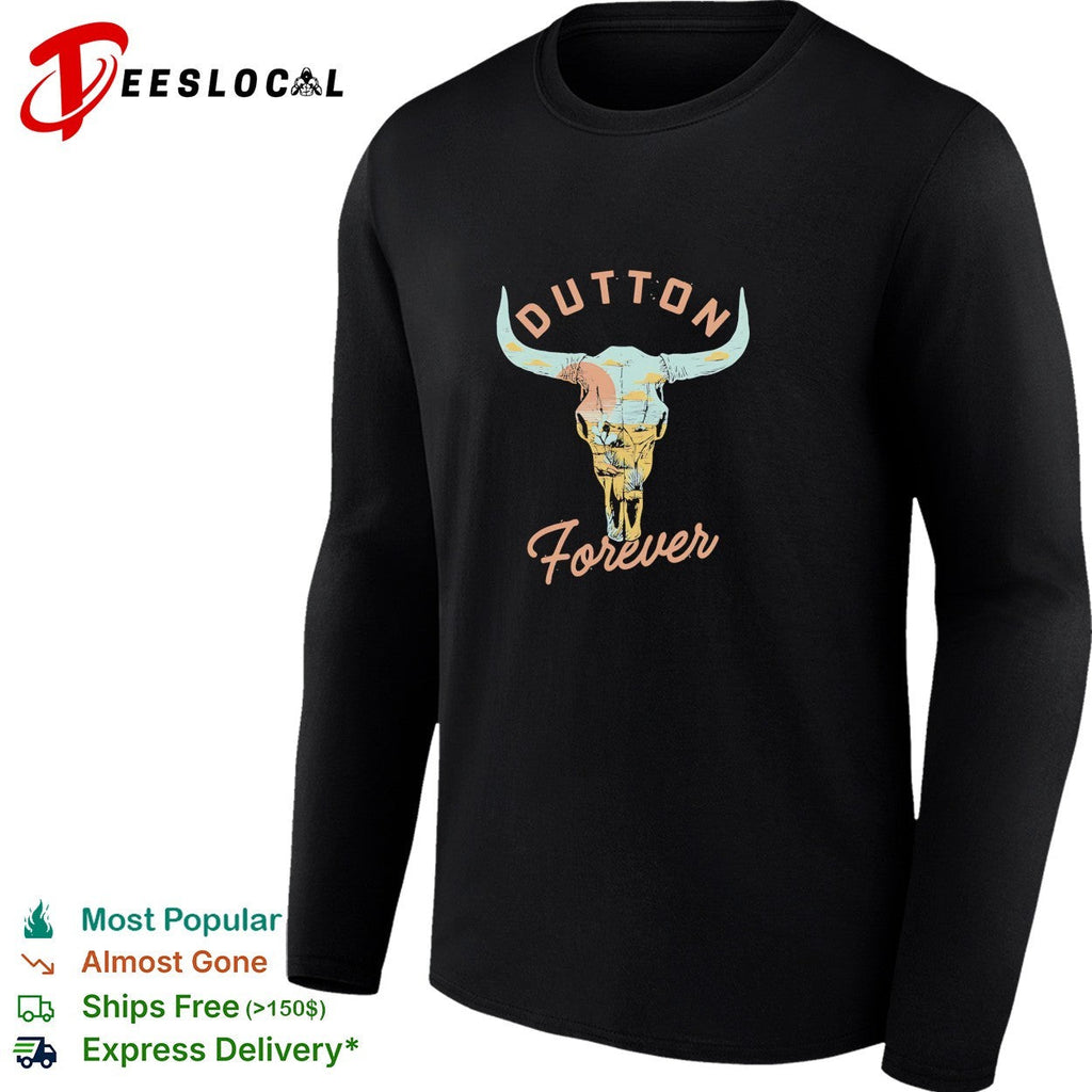 Dutton Forever bull skull shirt Unisex