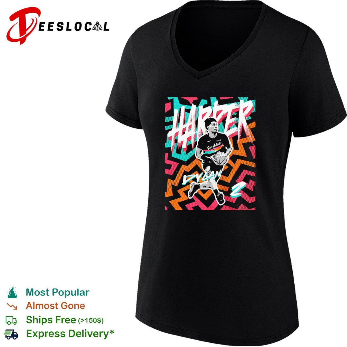 Dylan Harper San Antonio Spurs NBA Harper 2 shirt Unisex