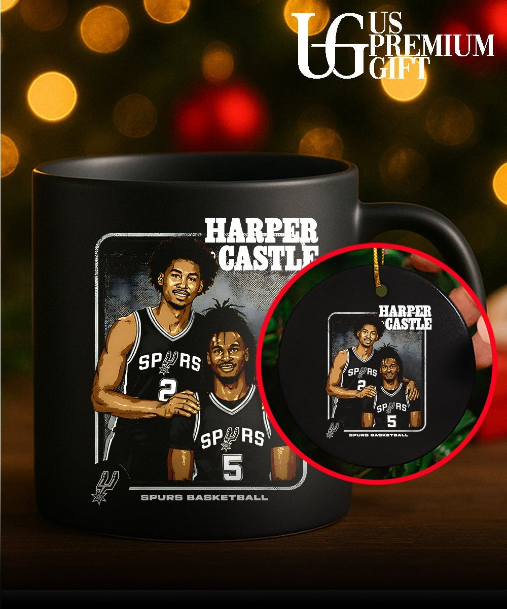 Dylan Harper and Stephon Castle San Antonio Spurs Step Brothers 2026 Unisex