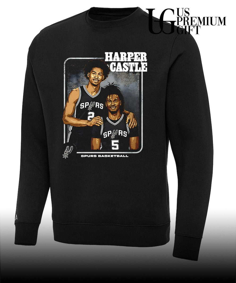 Dylan Harper and Stephon Castle San Antonio Spurs Step Brothers 2026 Unisex