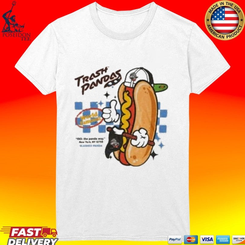 Rocket City Trash Pandas World Famous Hot Dog Unisex