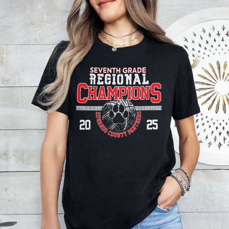 EC Panthers Seven Grade Regional Champions T Shirt Unisex