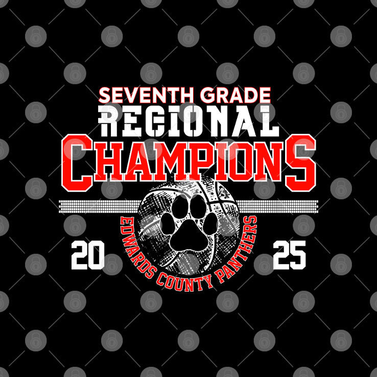 EC Panthers Seven Grade Regional Champions T Shirt Unisex