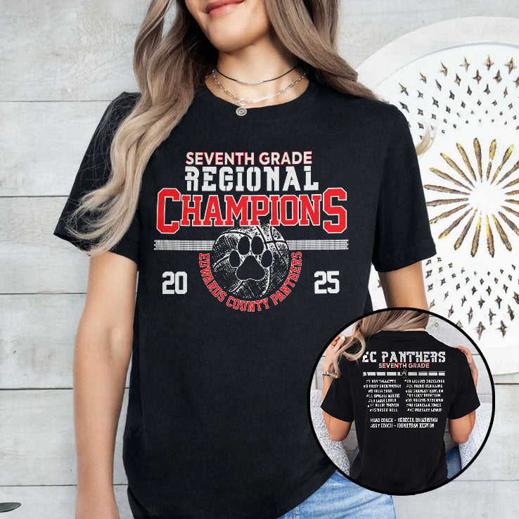 EC Panthers Seven Grade Regional Champions T Shirt Unisex