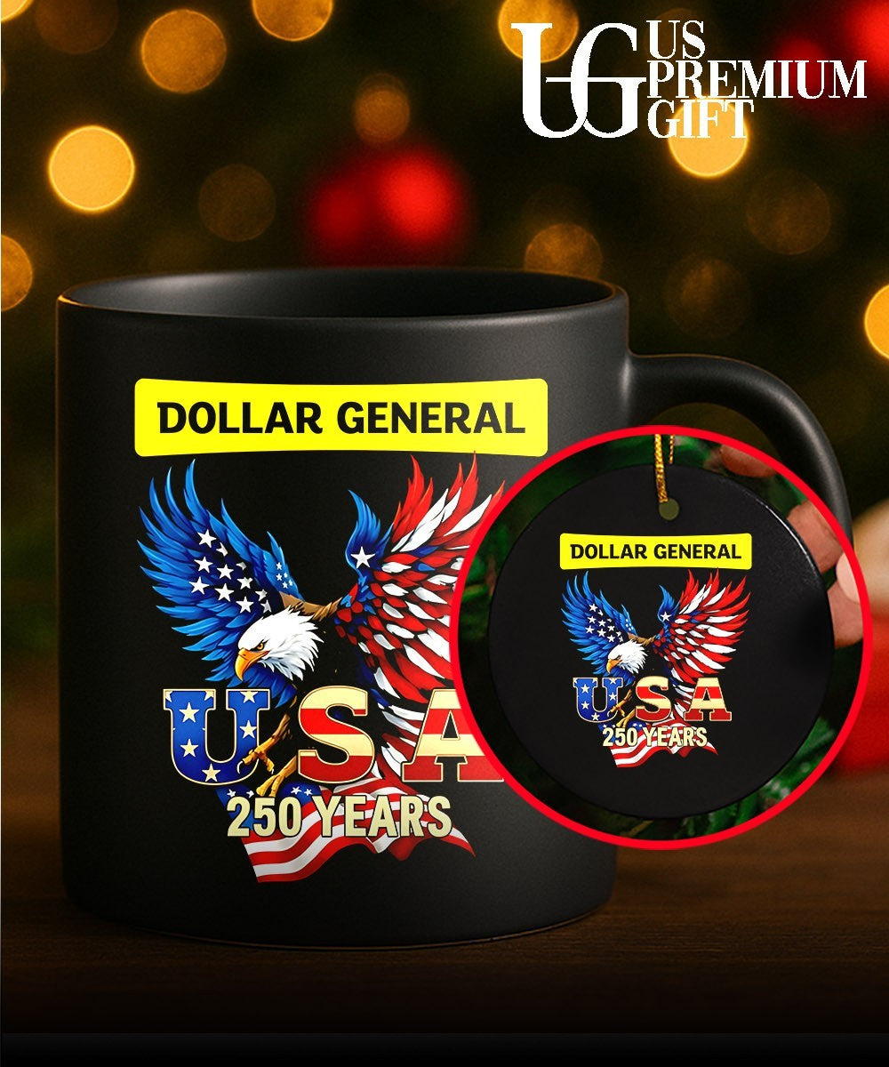 Eagle Dollar General 250 Years Of America USA flag shirt Unisex