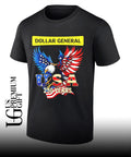 Eagle Dollar General 250 Years Of America USA flag shirt Unisex