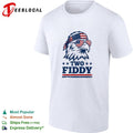 Eagle wearing flag bandana sunglasses two fiddy shirt Unisex