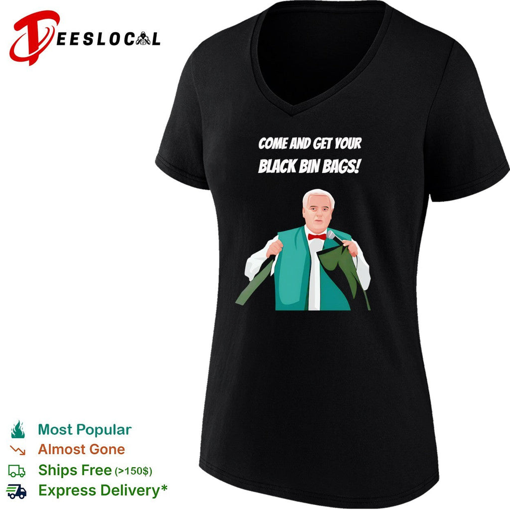Eamonn Holmes Come and get your black bin bags shirt Unisex