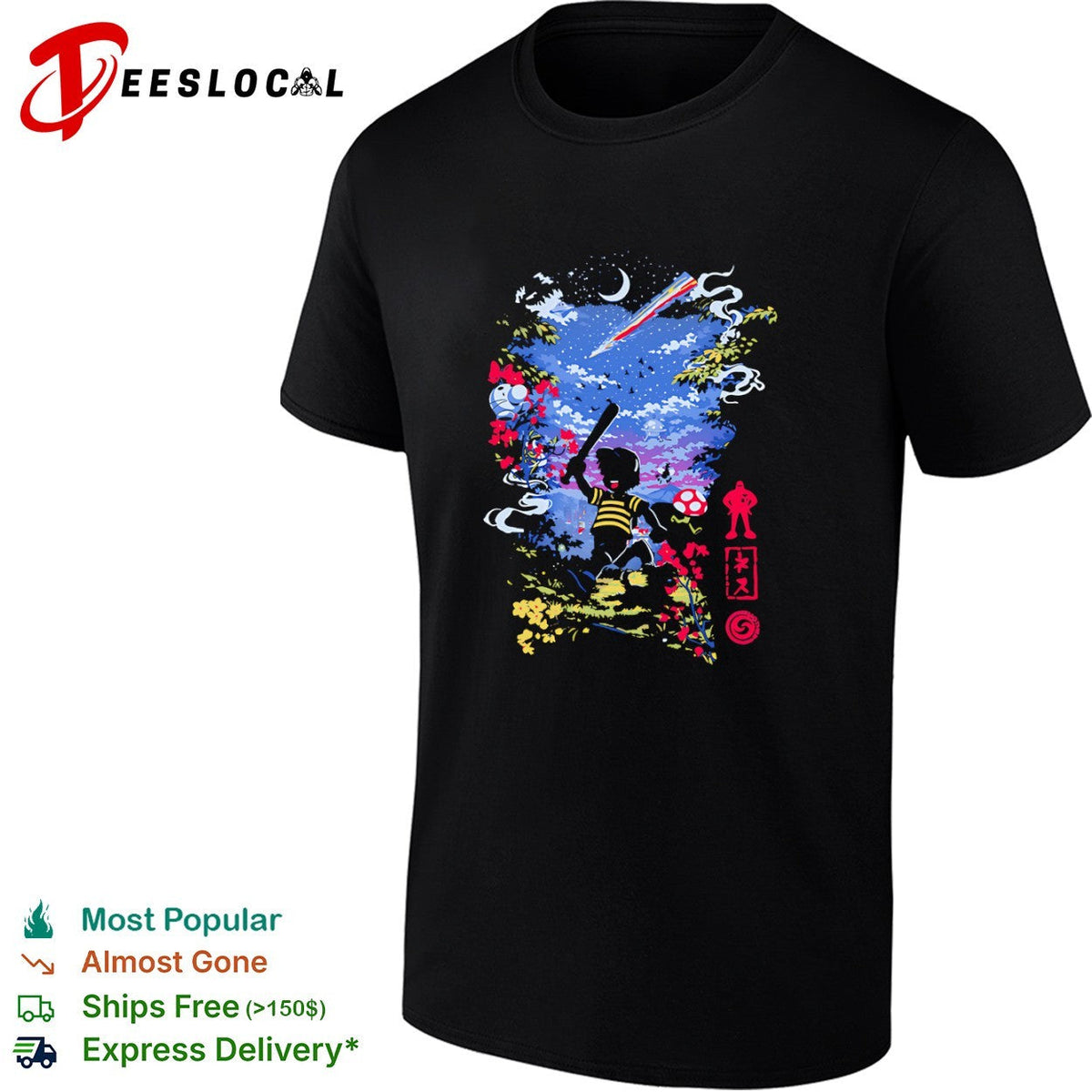 EarthBound Eagleland Meteorite shirt Unisex