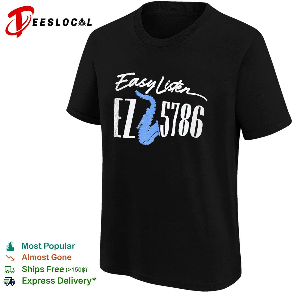 Easy Listen saxophone EZ 5786 shirt Unisex