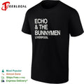 Echo and the Bunnymen Liverpool bold typography shirt Unisex