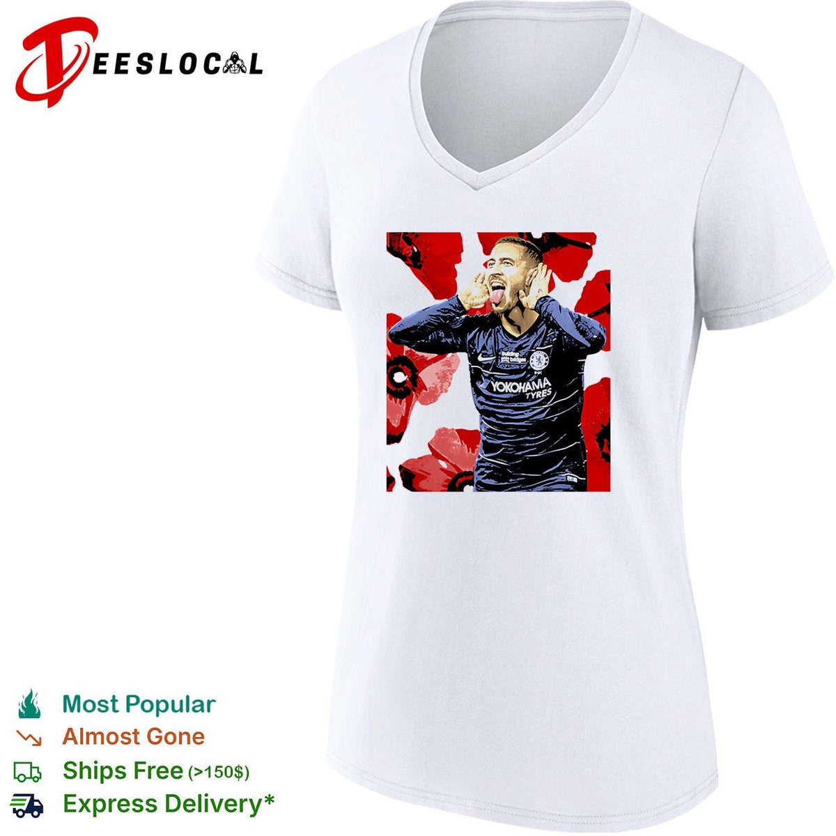 Eden Hazard Chelsea graphic shirt Unisex
