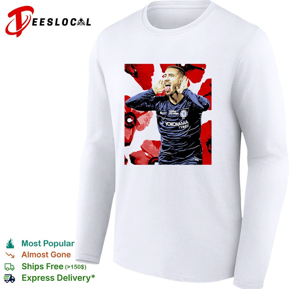 Eden Hazard Chelsea graphic shirt Unisex