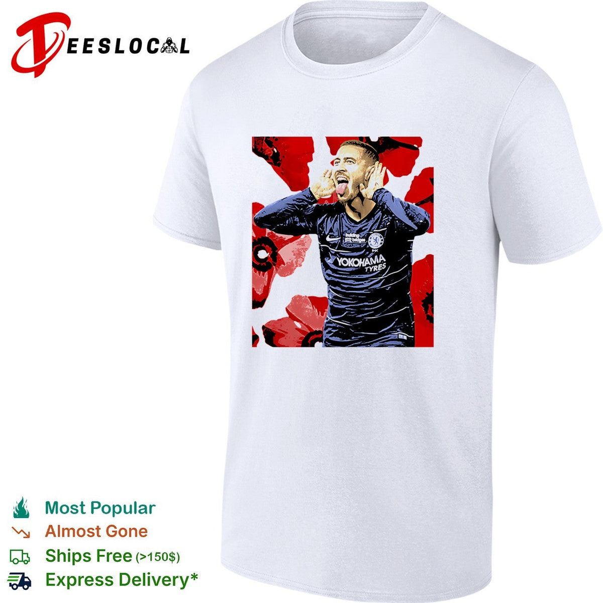 Eden Hazard Chelsea graphic shirt Unisex