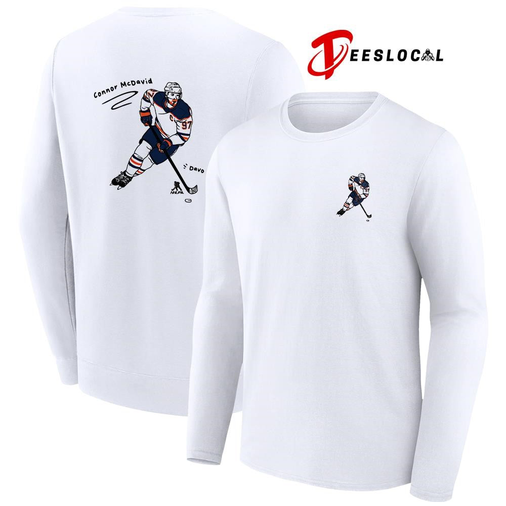 Edmonton Oilers Connor McDavid art pose shirt Unisex
