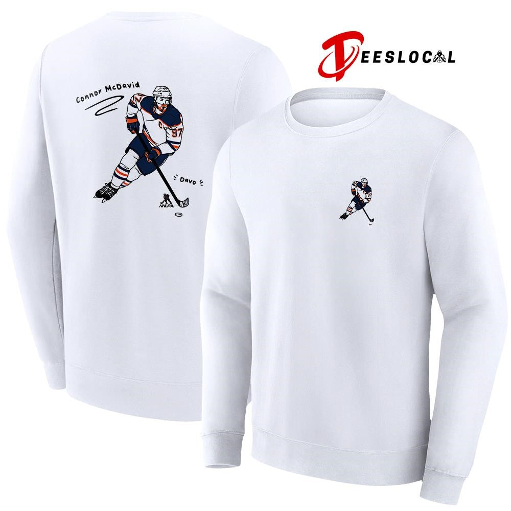 Edmonton Oilers Connor McDavid art pose shirt Unisex