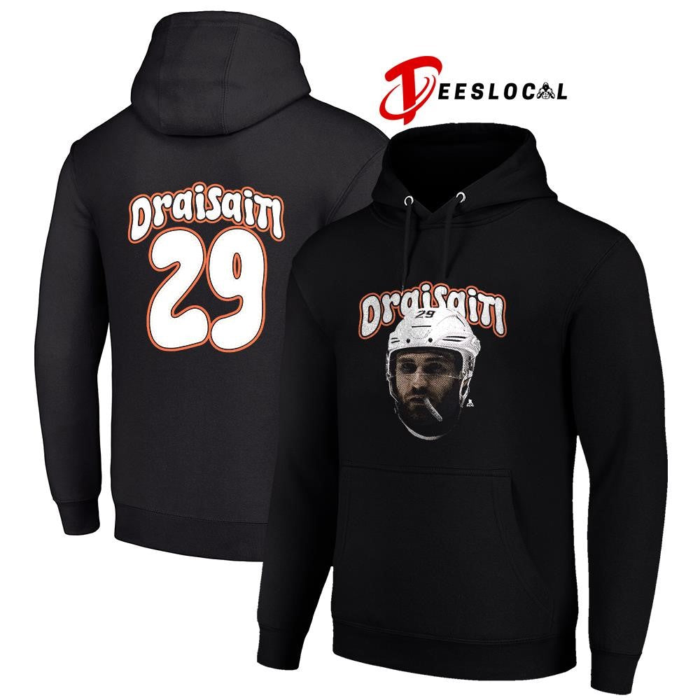 Edmonton Oilers Leon Draisaitl portrait name and number shirt Unisex