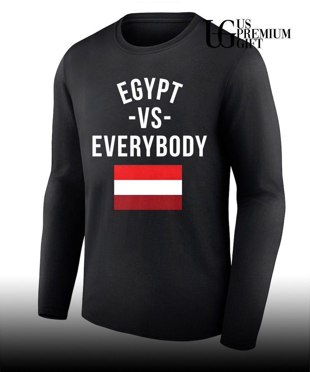 Egypt vs Everybody Egyptian Pride Nationalism flag shirt Unisex