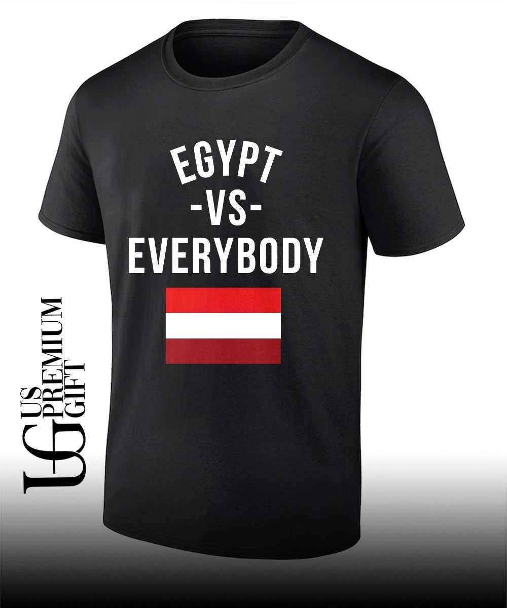 Egypt vs Everybody Egyptian Pride Nationalism flag shirt Unisex