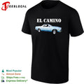 El Camino classic silver pickup truck bold stencil lettering vintage graphic shirt Unisex