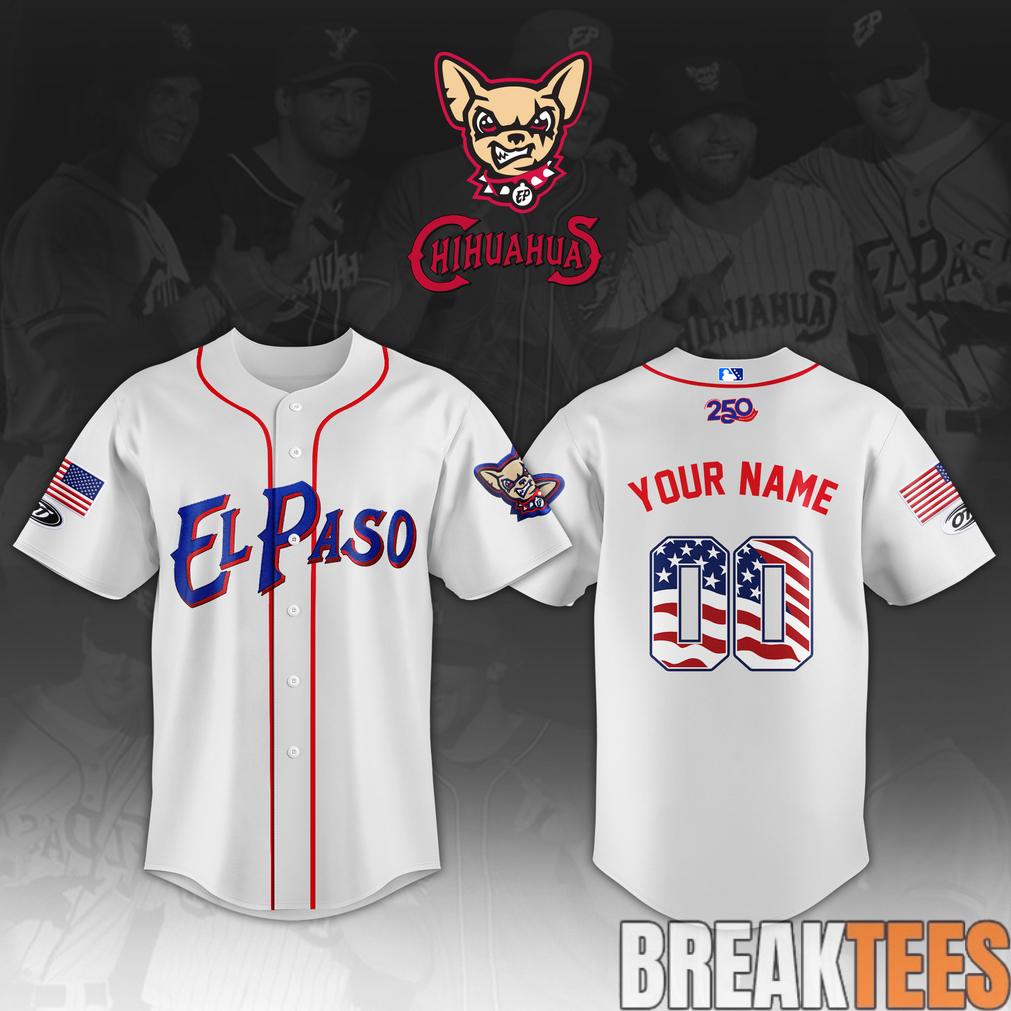 El Paso Chihuahuas 2026 4th of July 250th Jersey Unisex