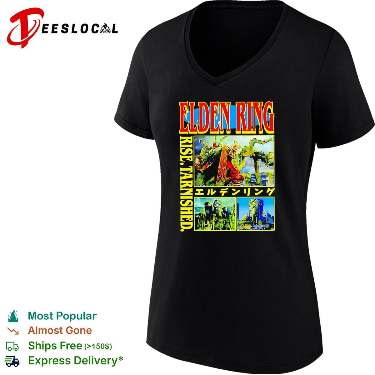 Elden Ring Rise Tarnished vintage shirt Unisex