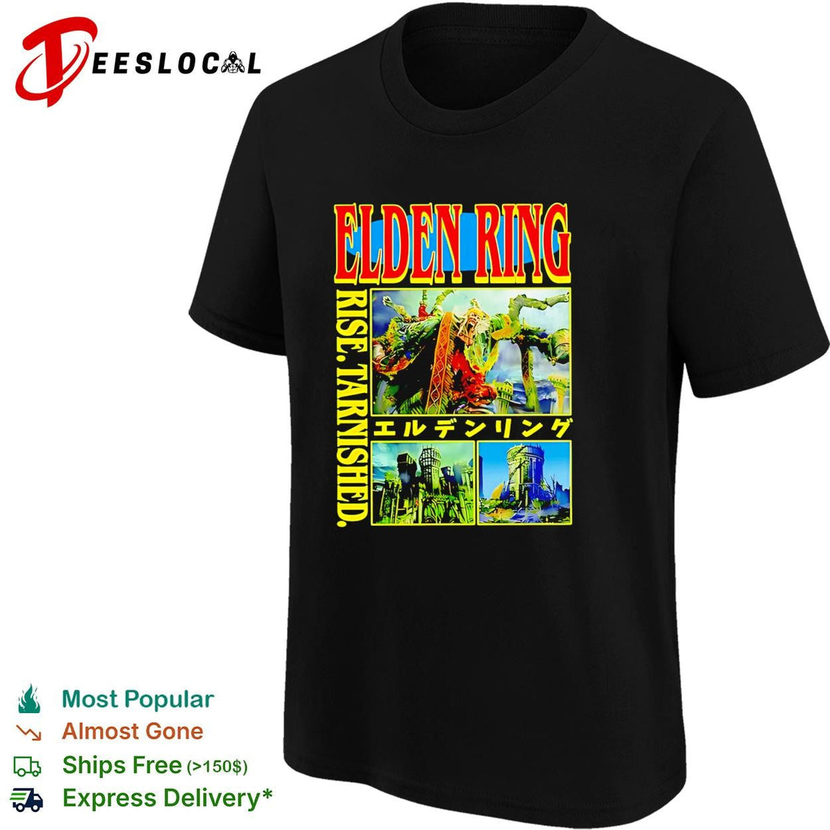 Elden Ring Rise Tarnished vintage shirt Unisex