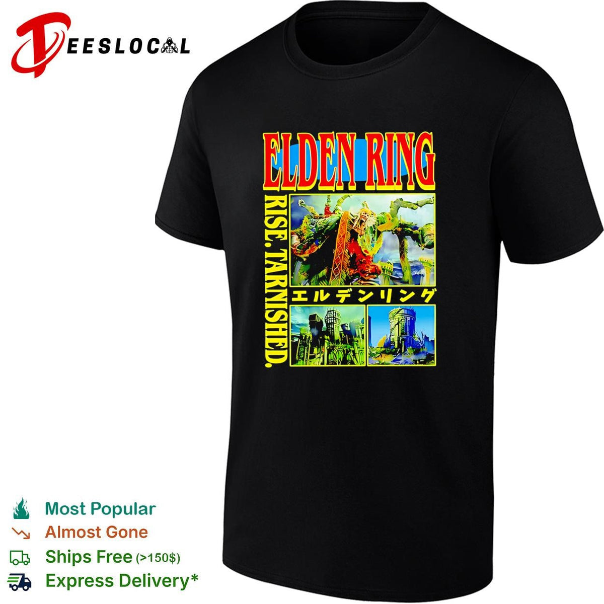Elden Ring Rise Tarnished vintage shirt Unisex