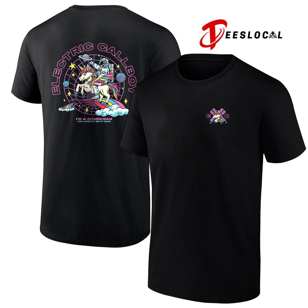 Electric Callboy I’m a Spaceman got a rocket on my back unicorn shirt Unisex