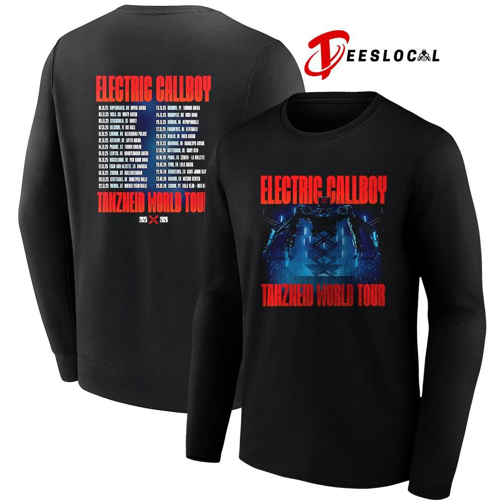 Electric Callboy Let The Good Times Roll Tanzneid world tour date schedule shirt Unisex