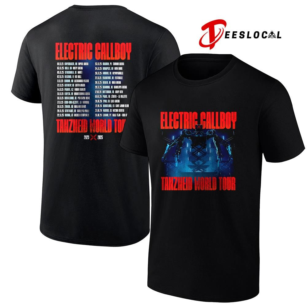 Electric Callboy Let The Good Times Roll Tanzneid world tour date schedule shirt Unisex