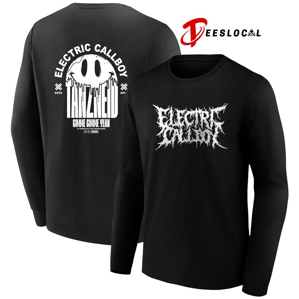 Electric Callboy Let The Good Times Roll gimme gimme yeah death core smile shirt Unisex