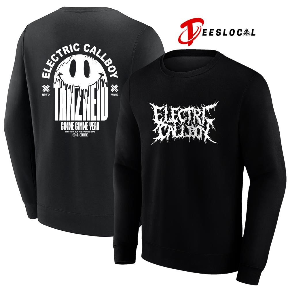 Electric Callboy Let The Good Times Roll gimme gimme yeah death core smile shirt Unisex