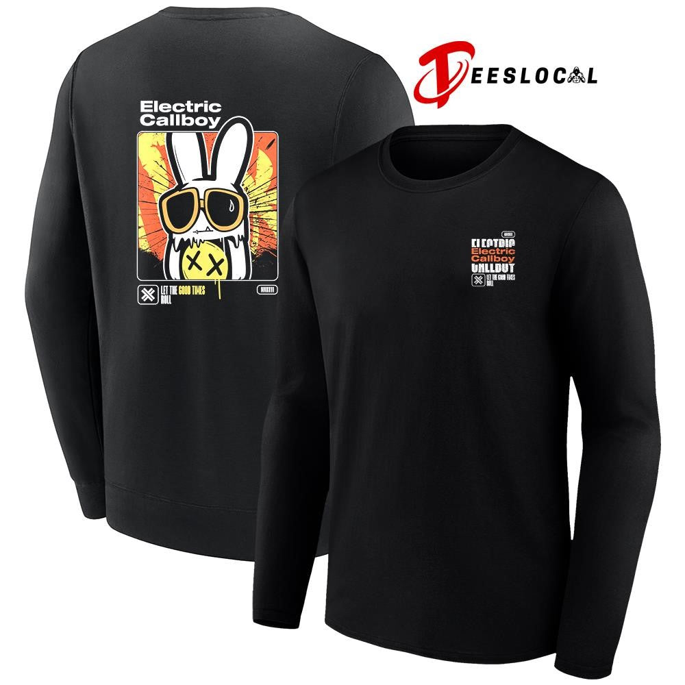 Electric Callboy Let The Good Times Roll melting bunny shirt Unisex