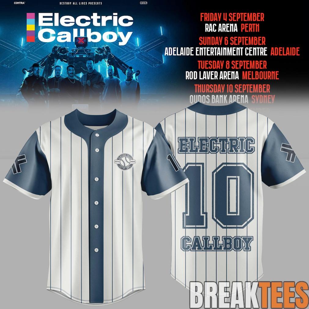 Electric Callboy TANZNEID World Tour 2026 Classic Baseball Jersey Unisex