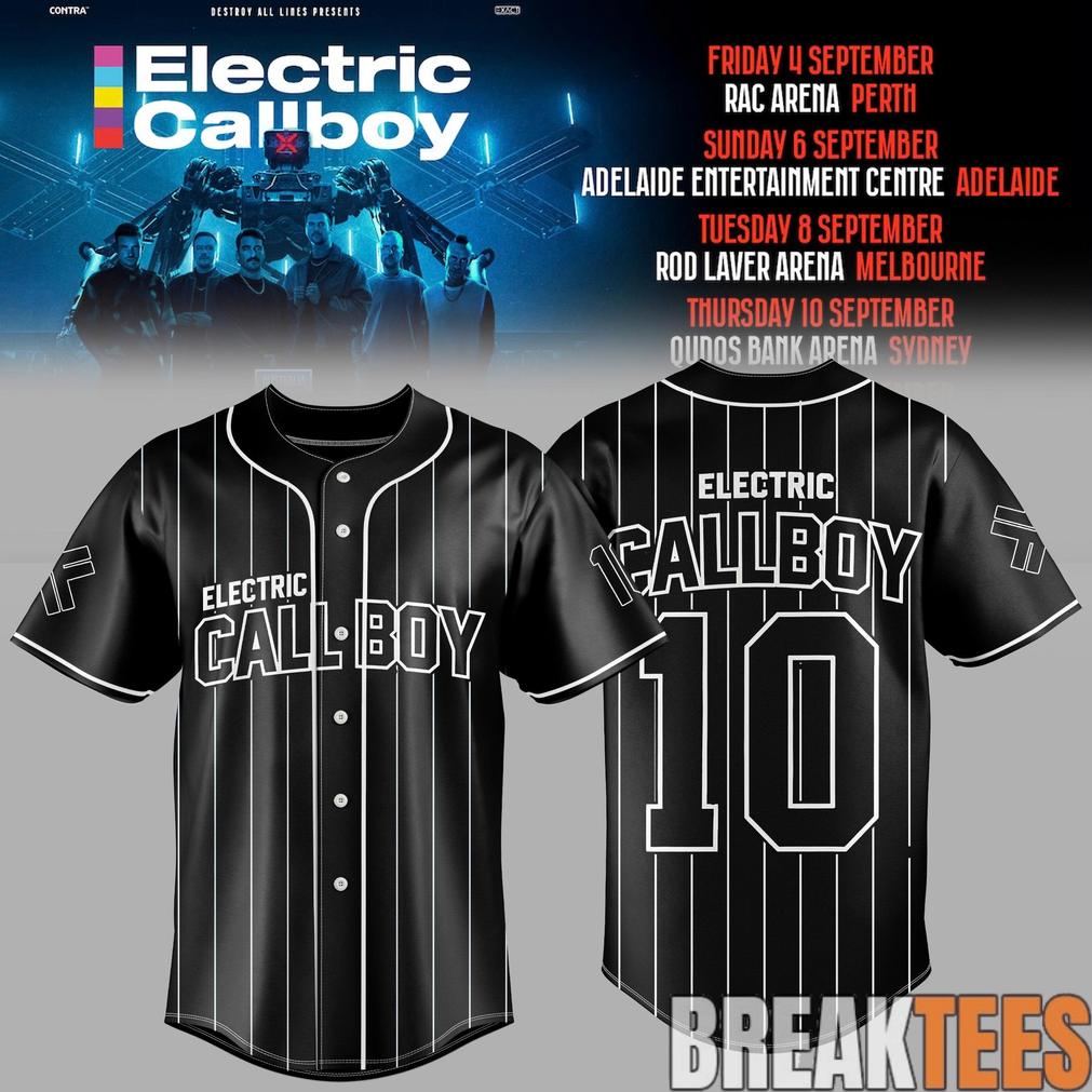 Electric Callboy TANZNEID World Tour 2026 Classic Baseball Jersey Unisex