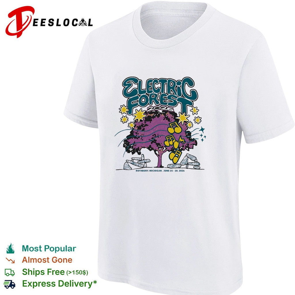 Electric Forest 2026 Rothbury Michigan tree shirt Unisex