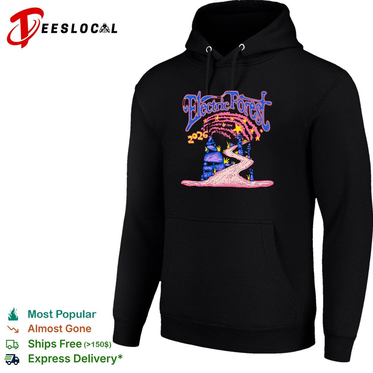 Electric Forest 2026 castle archway path shirt Unisex