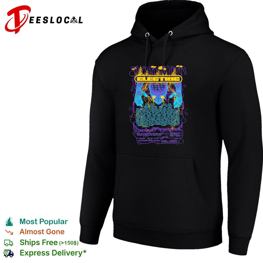 Electric Forest lineup poster wizard hands shirt Unisex