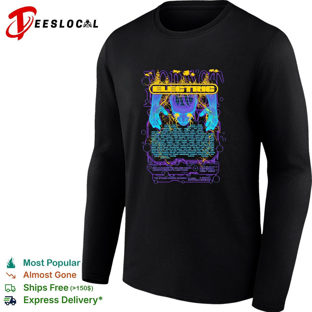 Electric Forest lineup poster wizard hands shirt Unisex