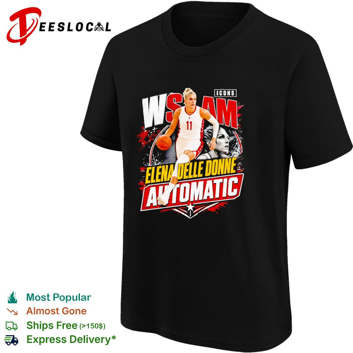 Elena Delle Donne Washington Mystics WNBA shirt Unisex