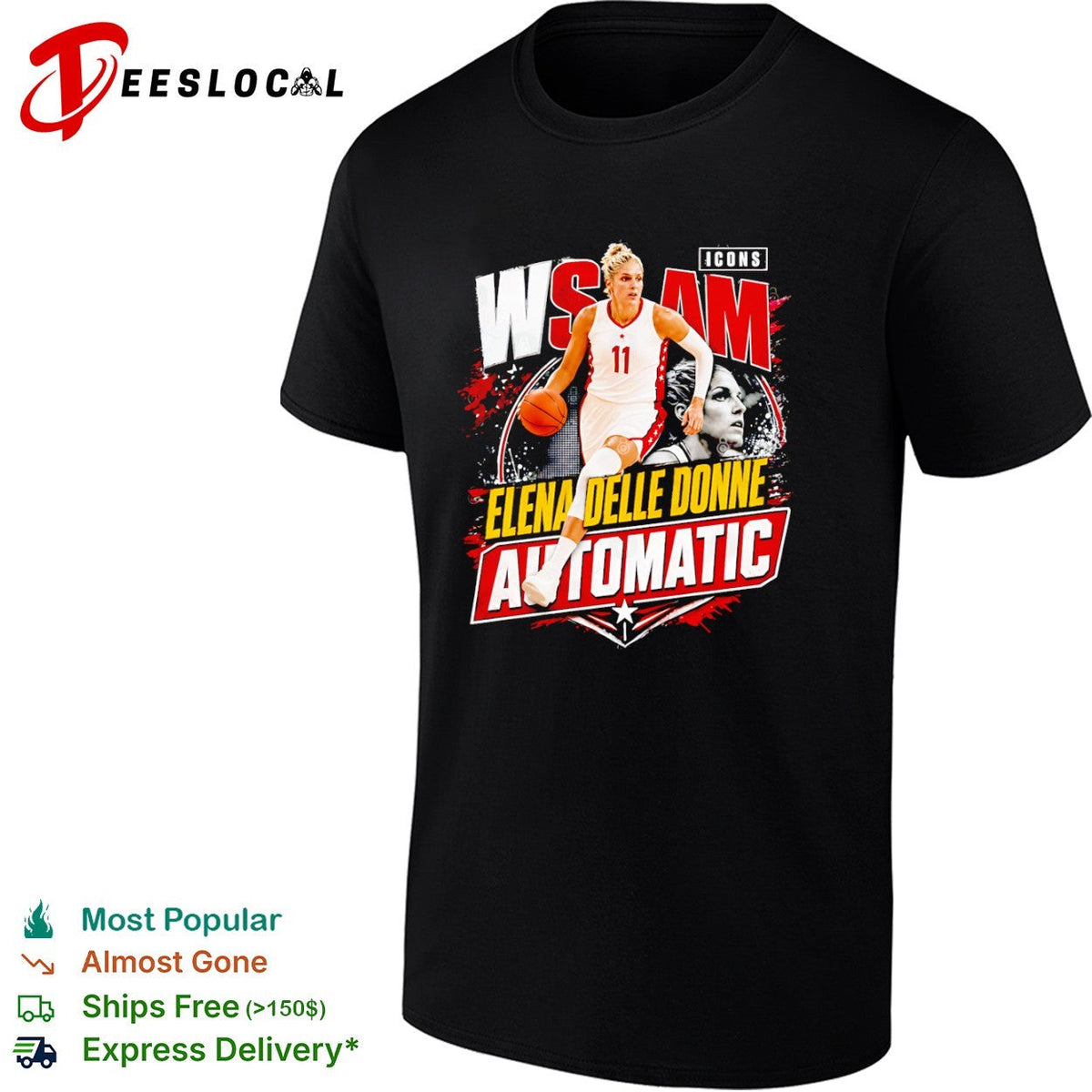 Elena Delle Donne Washington Mystics WNBA shirt Unisex