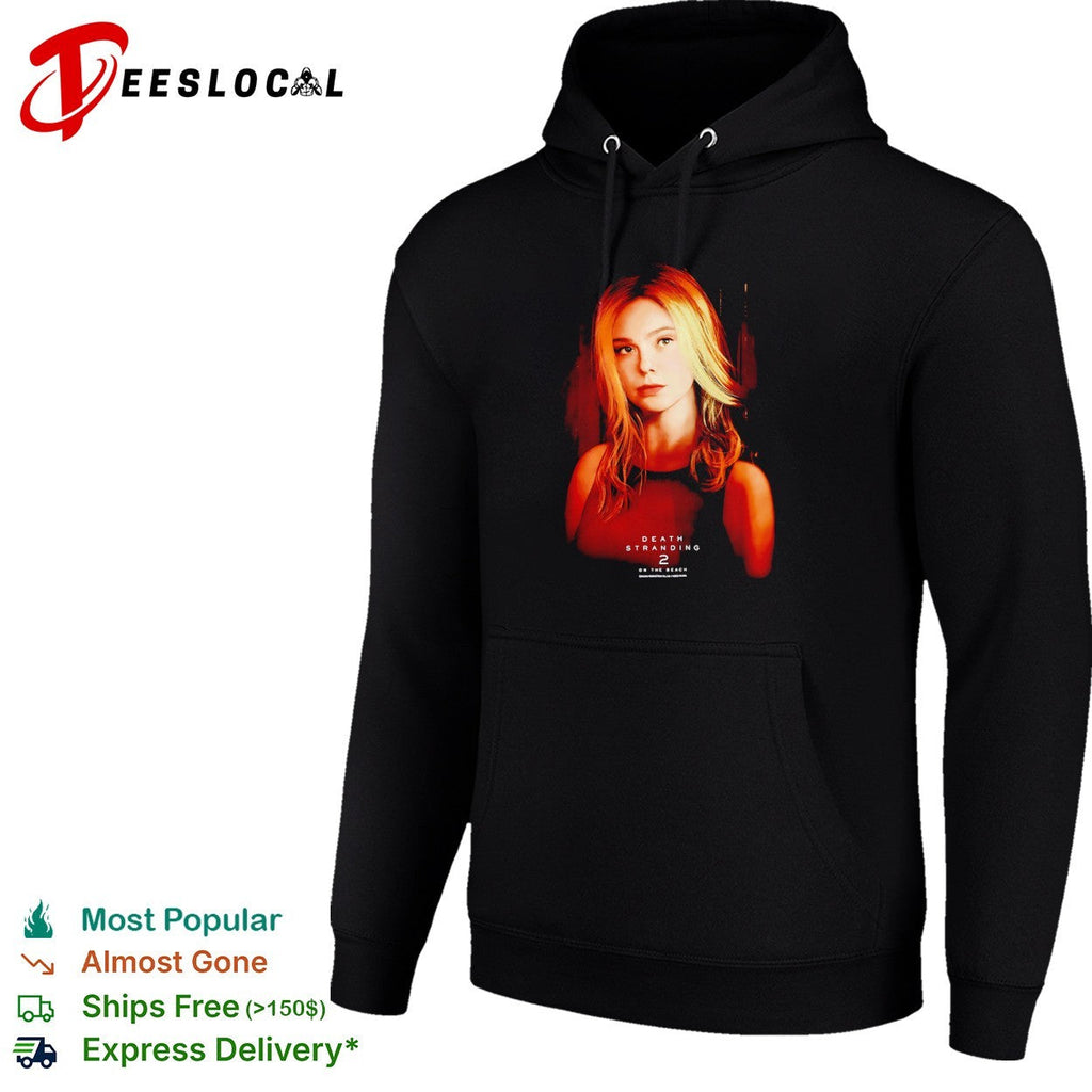 Elle Fanning Death Stranding 2 on the Beach Official Character Portrait shirt Unisex