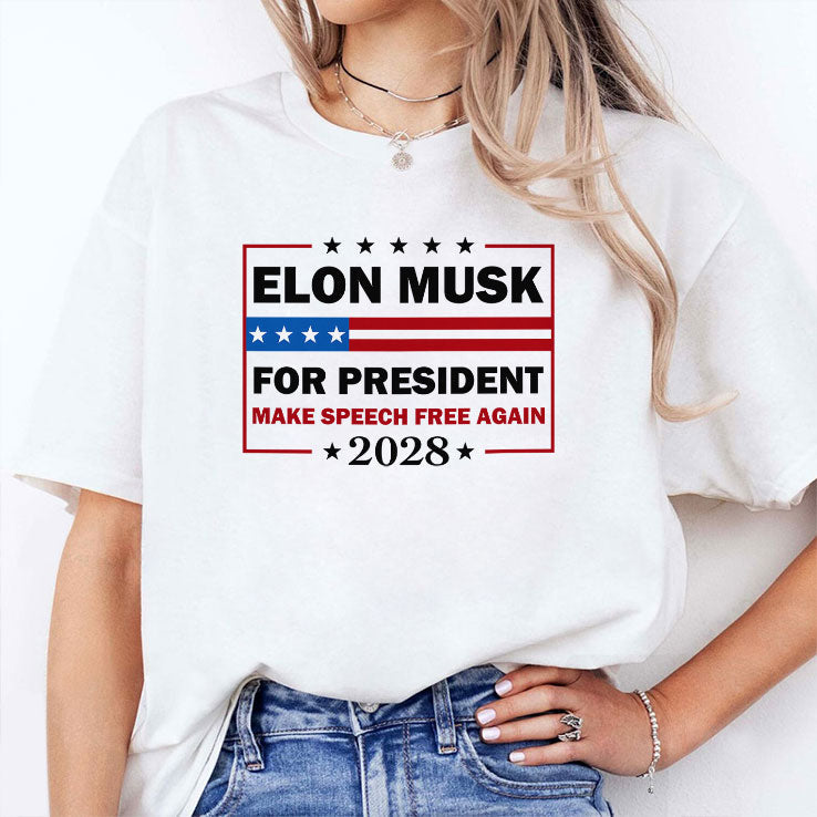 Elon Musk For President Make Speed Free Again Shirt Unisex