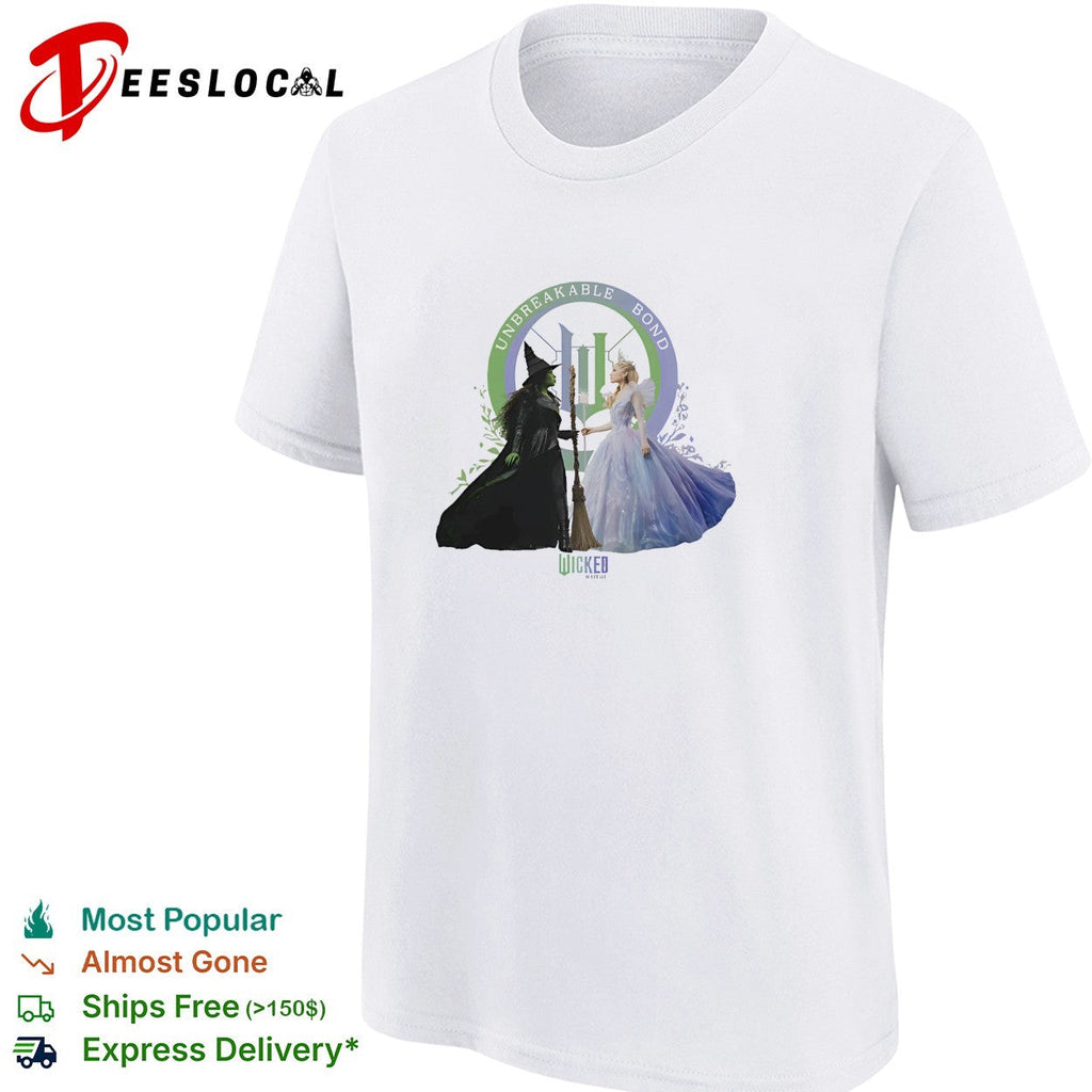Elphaba Glinda Wicked unbreakable bond musical movie shirt Unisex