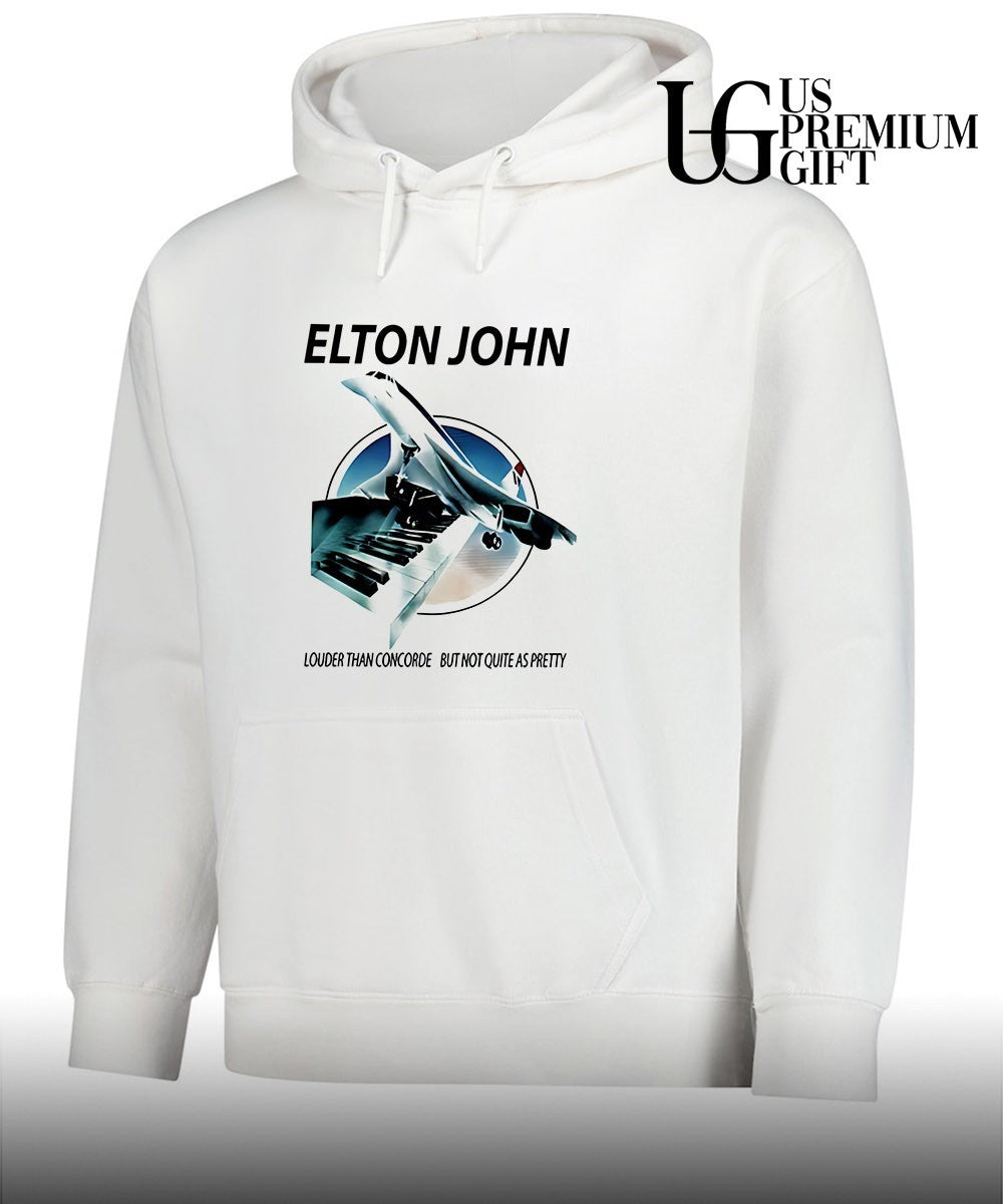 Elton John Louder Than Concorde shirt Unisex