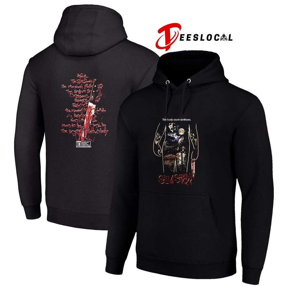 Eminem Slim Shady the body count continues Massacre Capsule graphic shirt Unisex