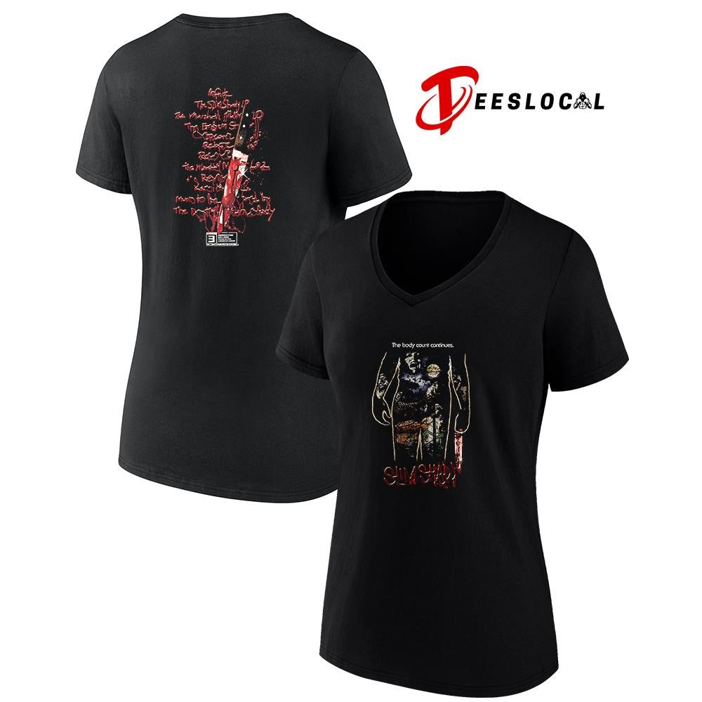 Eminem Slim Shady the body count continues Massacre Capsule graphic shirt Unisex