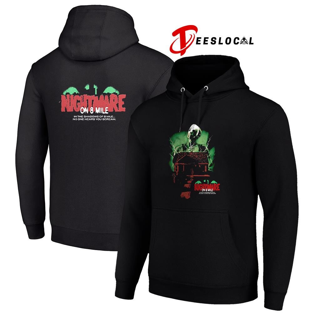 Eminem nightmare on 8 mile in the shadows of 8 mile no one hears you scream graphic shirt Unisex